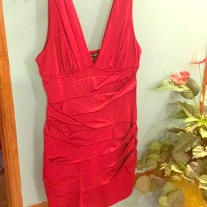 Forever 21 Cherry Red Dress